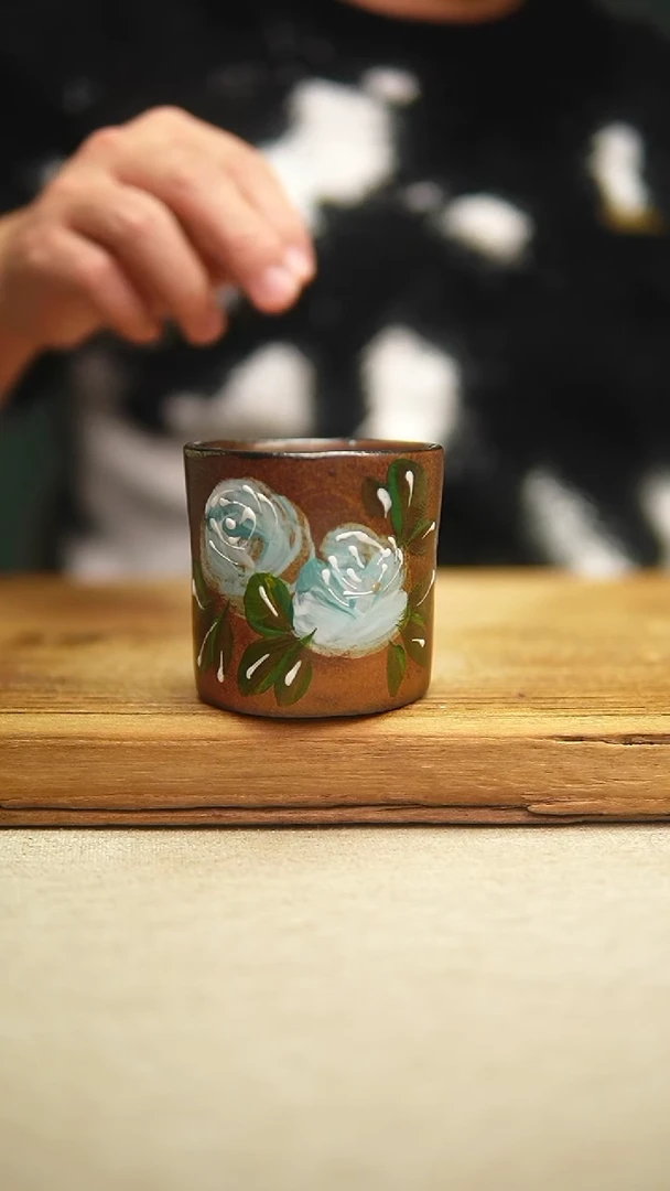 @@陶园瓷舍@@纯手工手绘@高温釉下彩