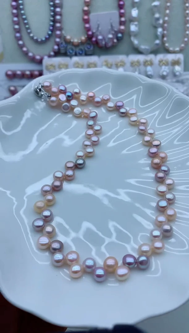 淡水珍珠未镶嵌颈饰淡水珍珠项链