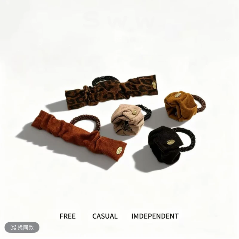 喜欢 新款高弹力高级感丝绒皮筋发圈高马尾显发量不伤发发绳发圈