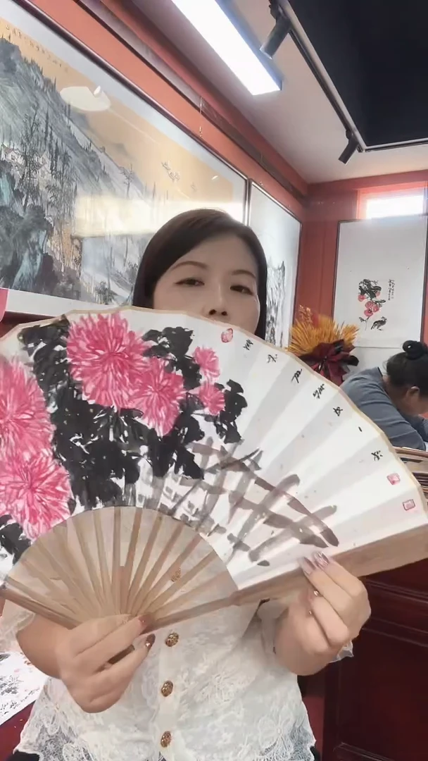 国画孟祥敏/国画/扇面