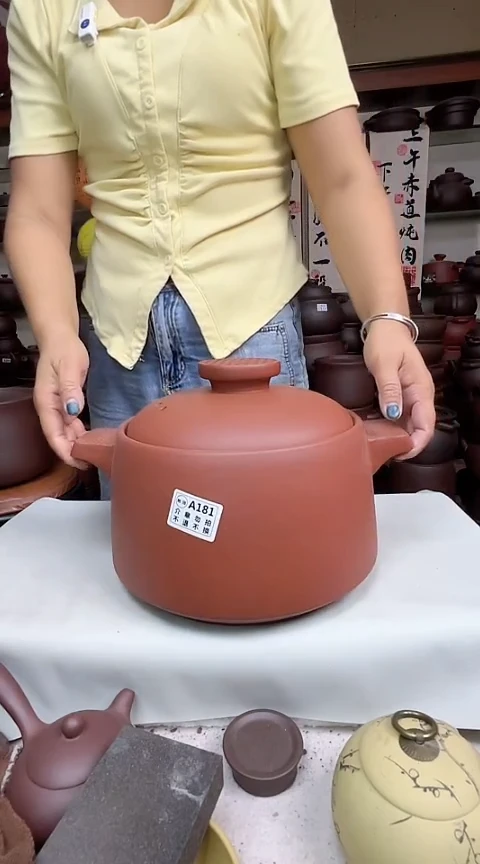 宜兴紫砂微瑕5升螺纹款A181