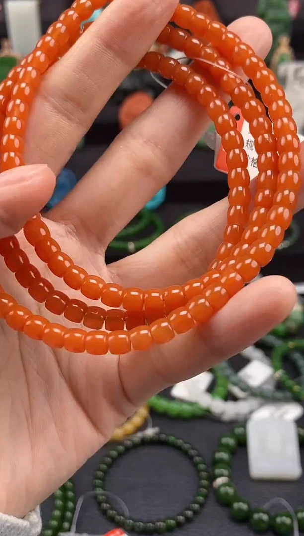 【闪购商品】玛瑙/玉髓-未镶嵌5mm极限弧108