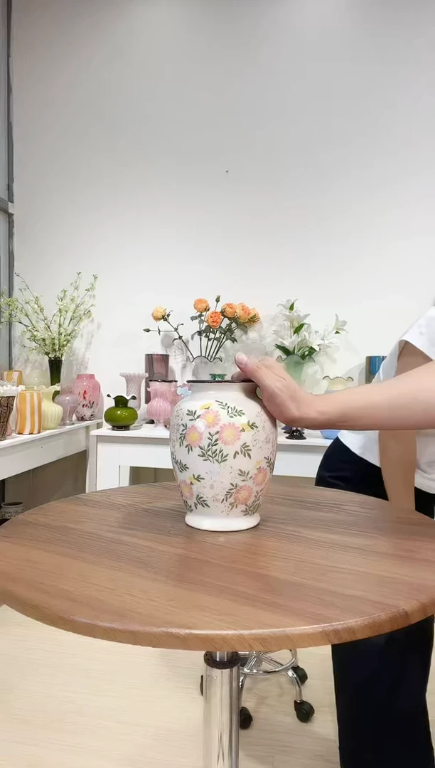 粉菊26B  陶瓷花瓶