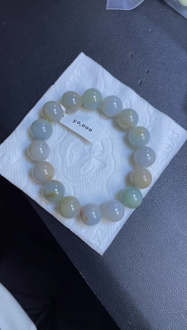 未镶嵌手链翡翠珠串13+