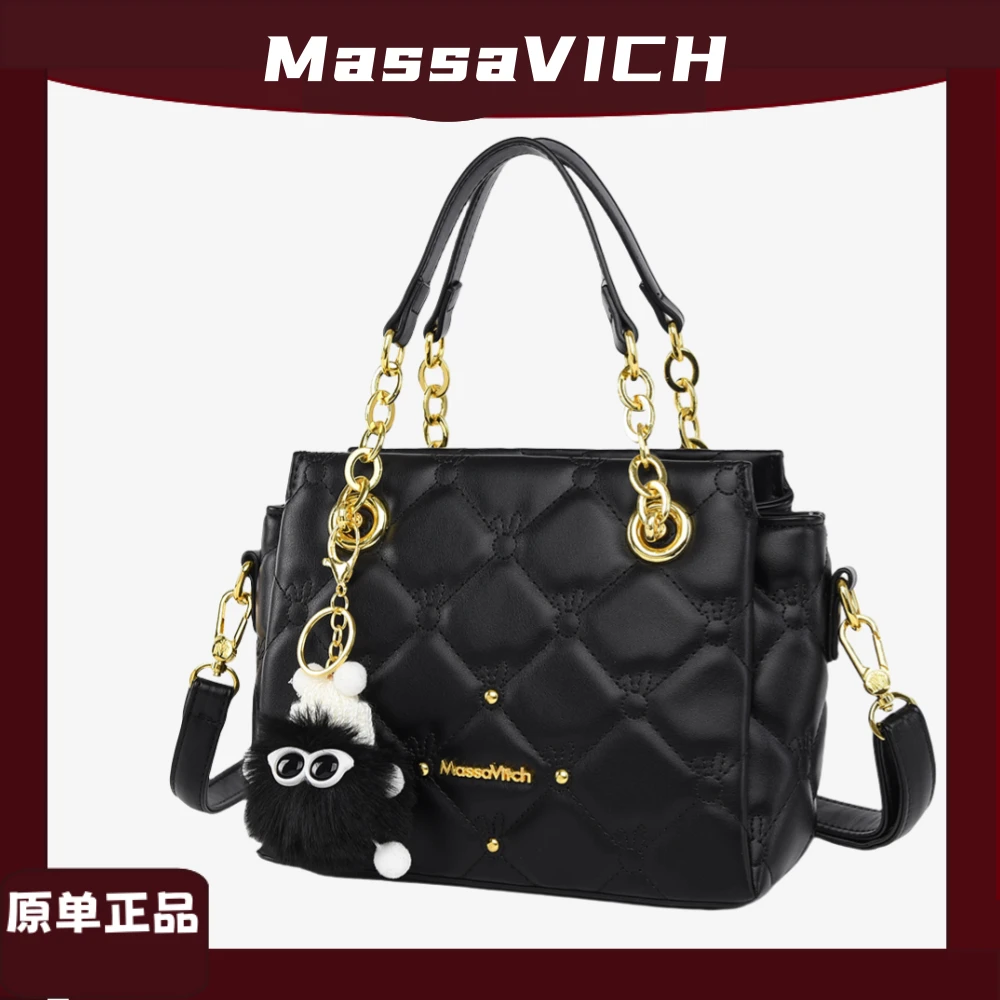 网红爆款大容量女士斜跨手提包新款小香风菱格包高级感百搭单肩包