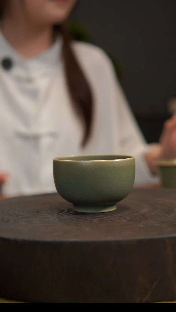 杯子罗汉杯 汝州原产地  原矿老釉