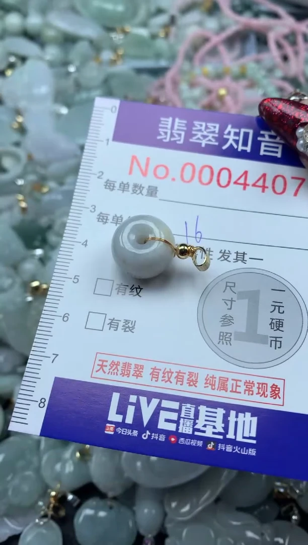 吊坠(不含链)未镶嵌翡翠4407