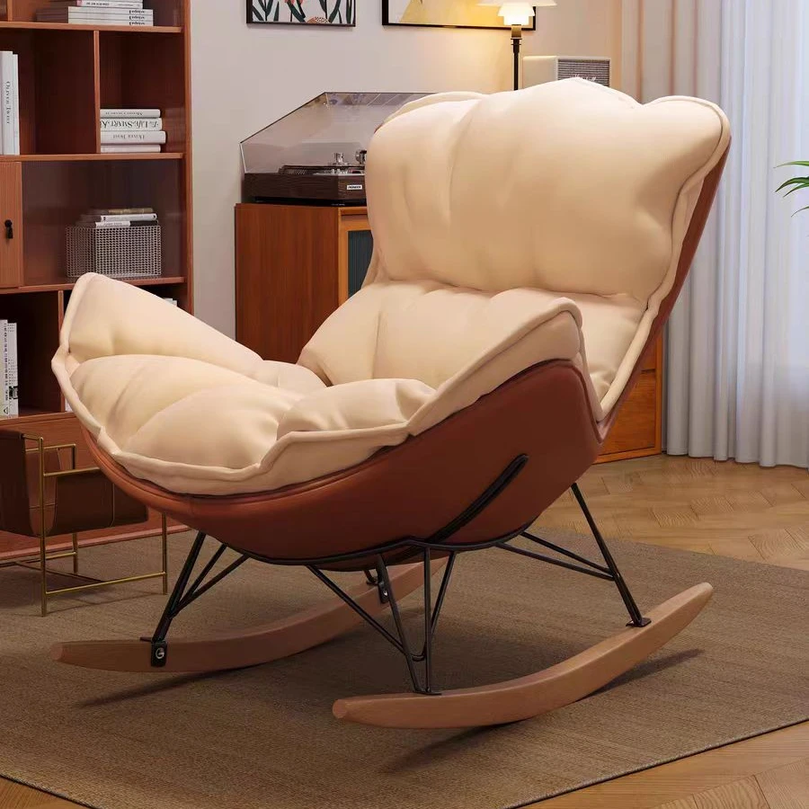 国产网红懒人沙发摇摇椅躺椅成人可睡觉客厅阳台家用休闲椅子新款