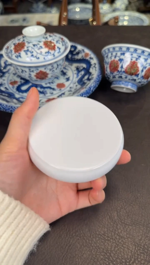 景德镇白胎盖置盖置