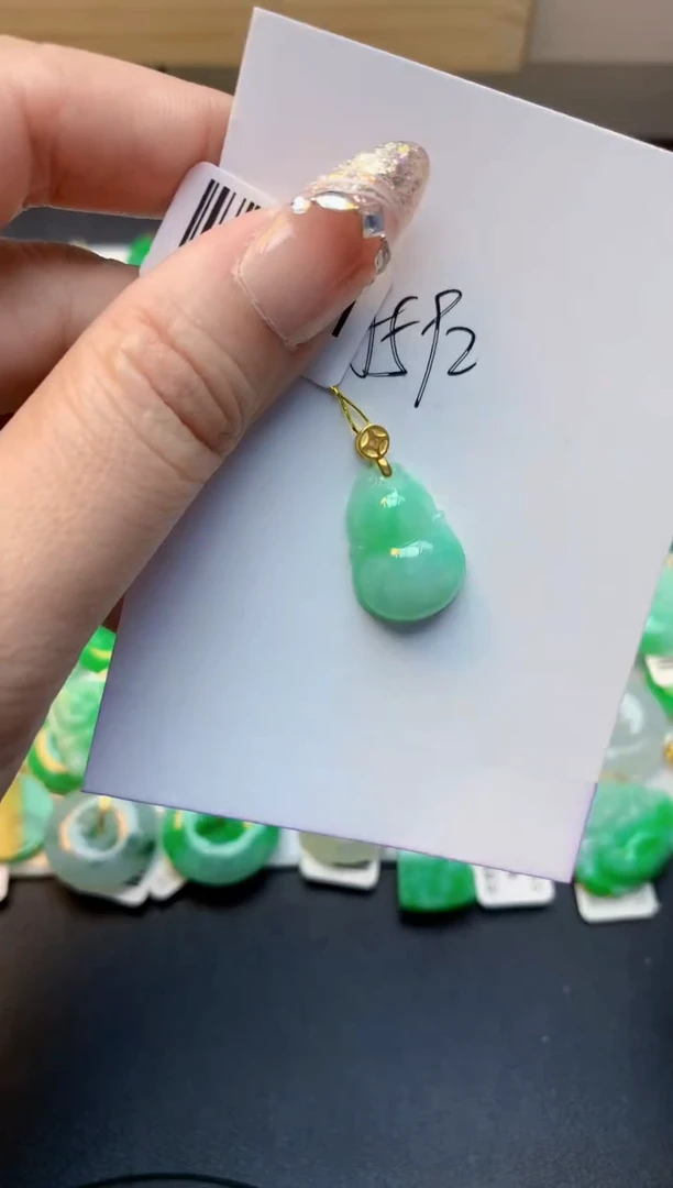 颈饰未镶嵌翡翠天然A货缅甸翡翠百元以上9元证书费自理