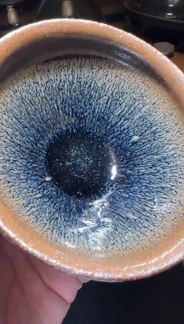 茶盏微瑕通天龙窑柴烧建盏