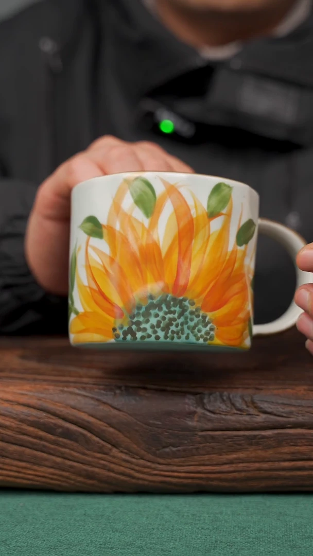 【闪购商品】瓷片68寻一缕瓷香杯釉下手工手绘瓷器