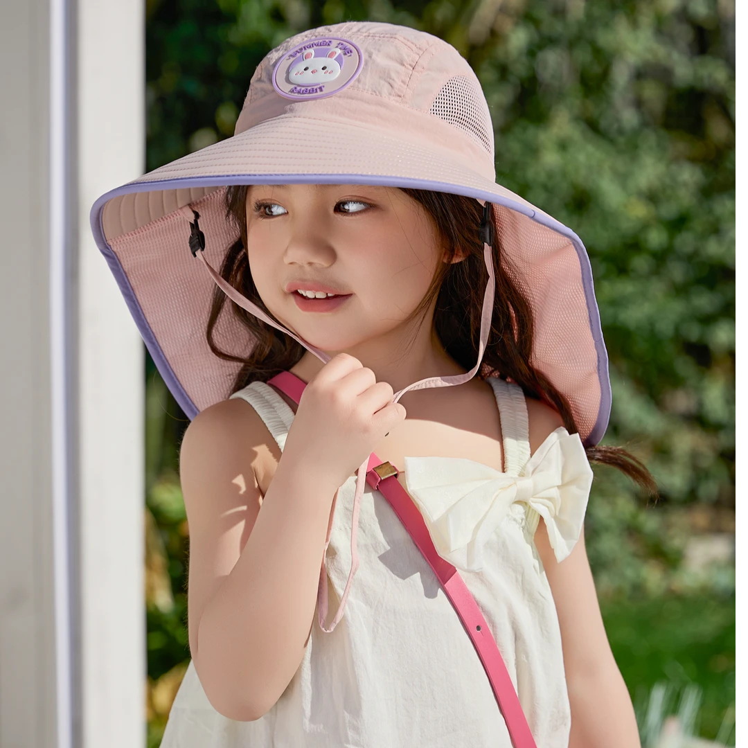 春夏防晒儿童帽直播链接