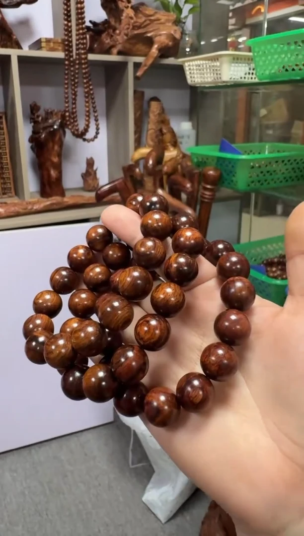 手串/手链黄花梨/降香黄檀1.5规格家具老料就海黄手串