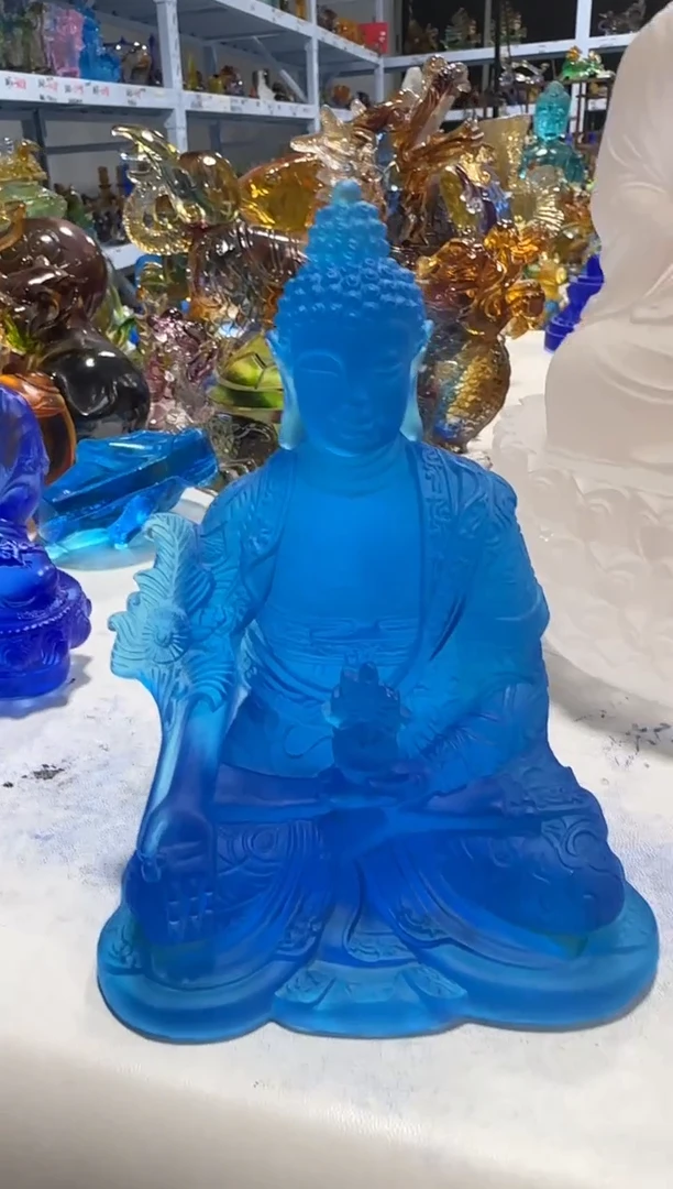 手工艺品琉璃231微瑕纯手工古法琉璃假一罚十