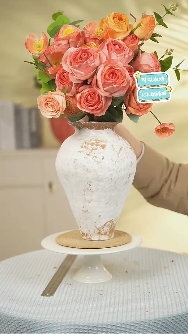 景德镇高端陶瓷花瓶家居水培插花瓶