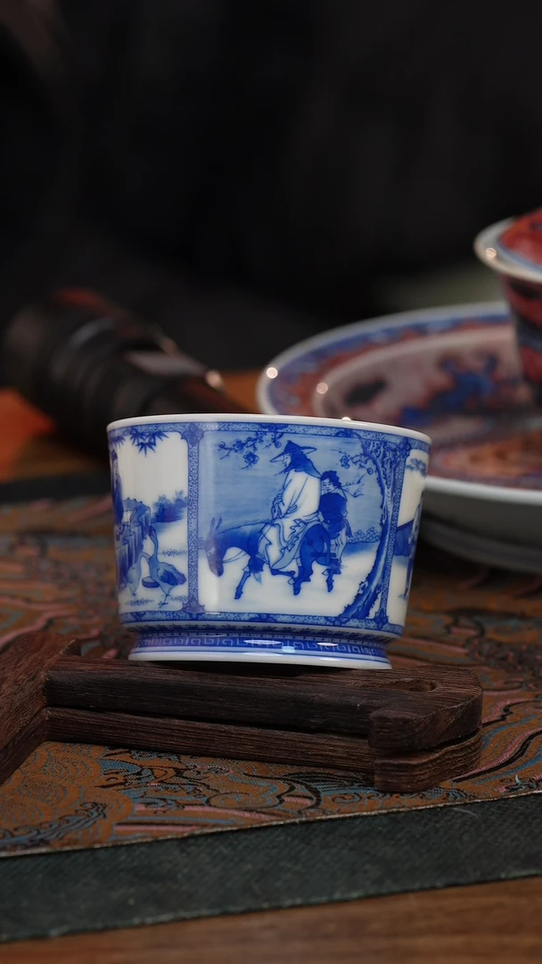 【闪购商品】仪贤堂四爱图直口杯