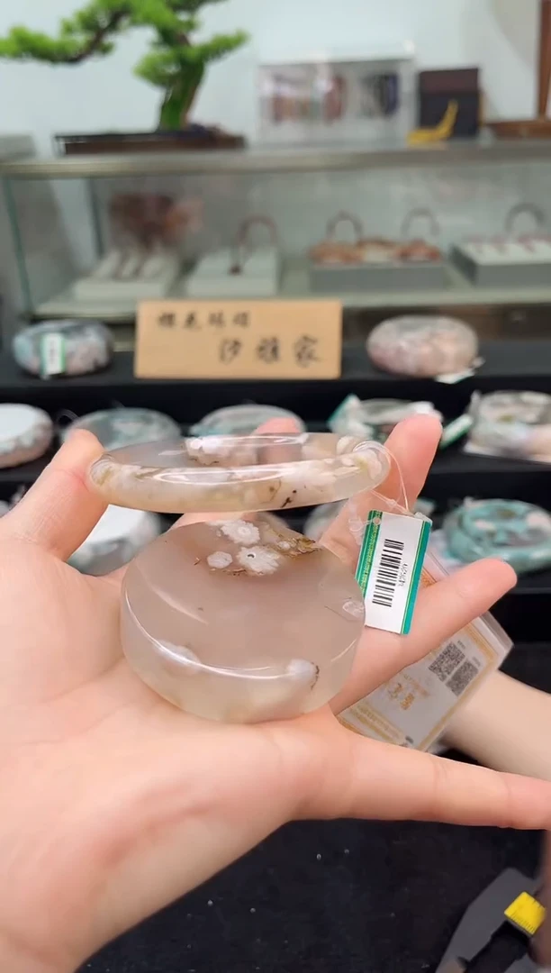 未镶嵌手镯石英质玉60圈口（赠品镯心）342620