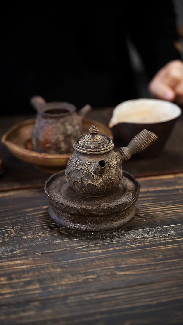全手工制作 南蛮侧把壶