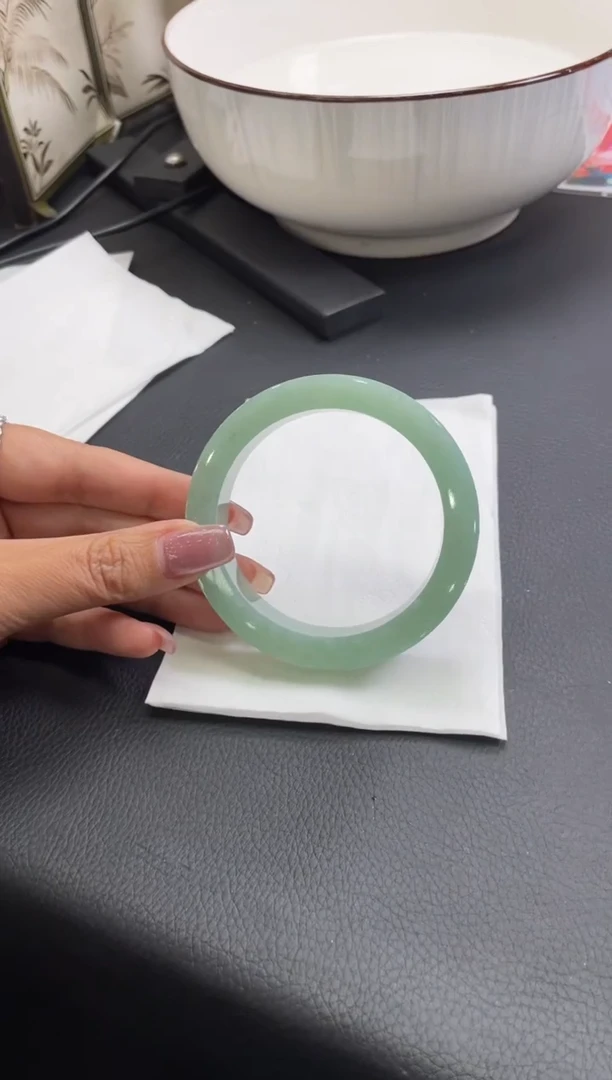 未镶嵌手镯定制翡翠云*云正圈AJH41SZDZS