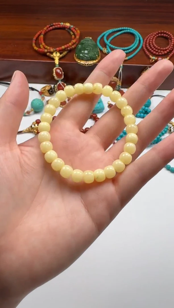 裸石蜜蜡未镶嵌知*～手串手串