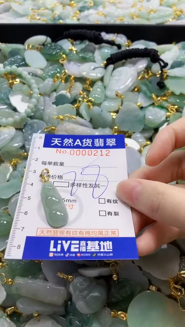 颈饰未镶嵌翡翠天然A货翡翠