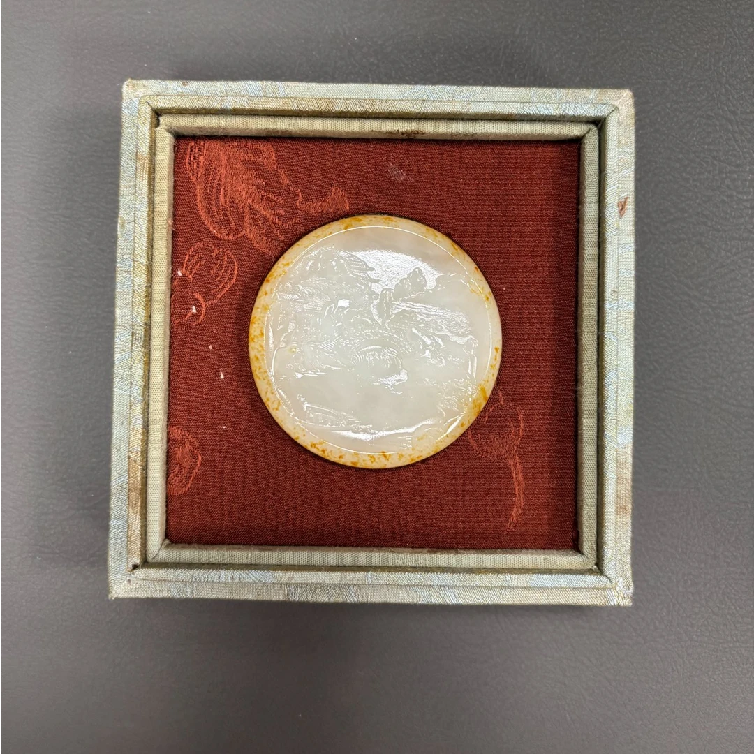 《闪购商品》精品和田玉原石瑞景呈祥
