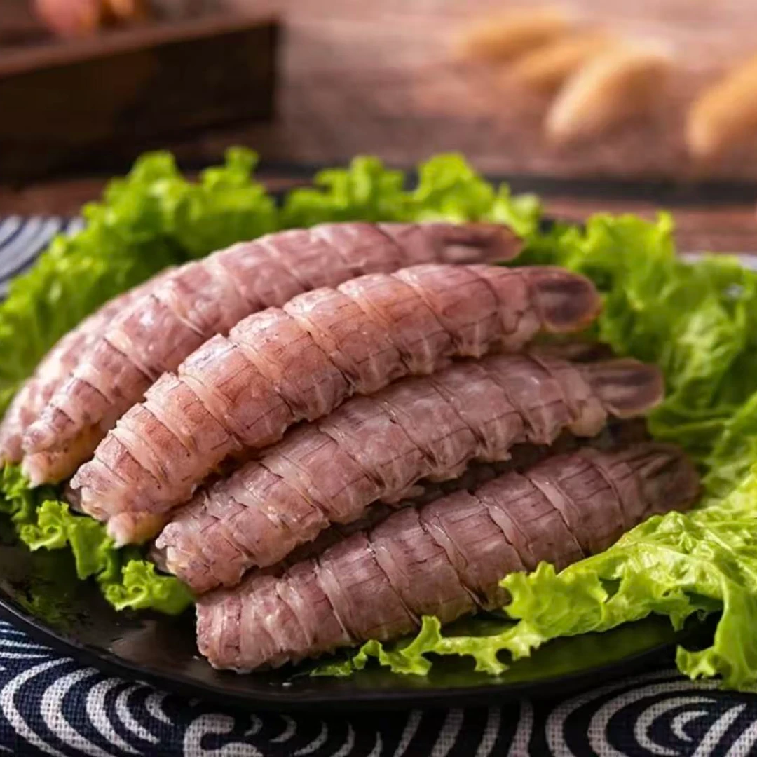 鲜剥皮皮虾肉 手工现剥  美味海鲜200g左右/包   发5包