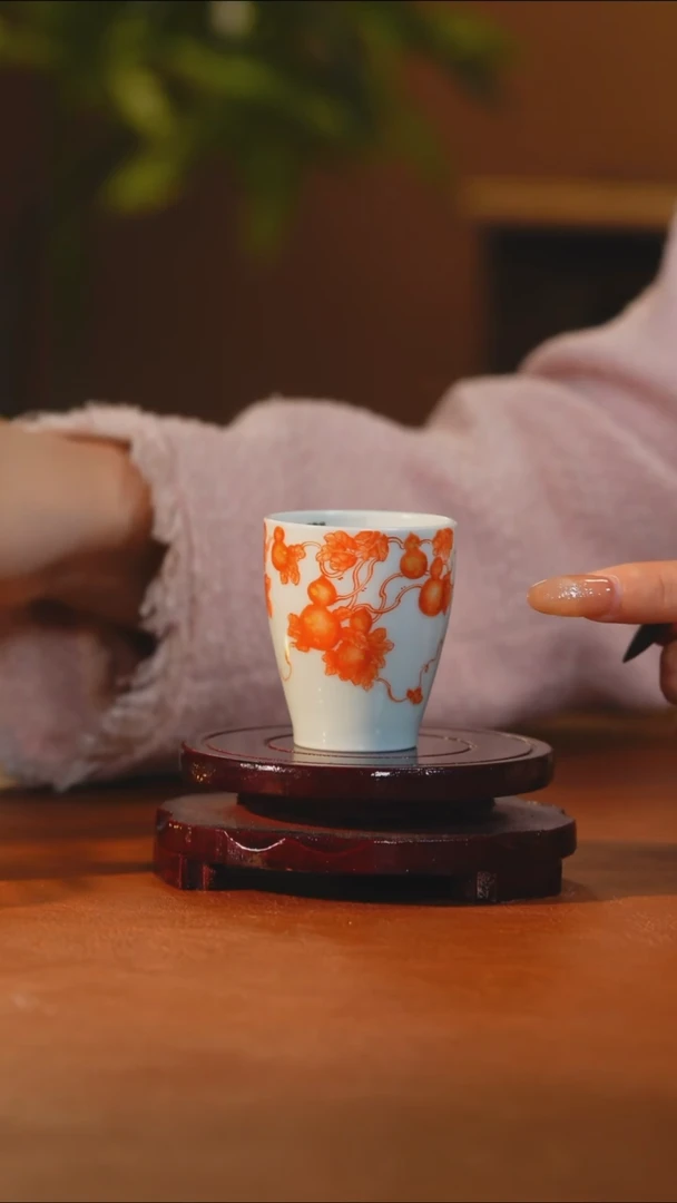 立勤堂矾红葫芦小杯