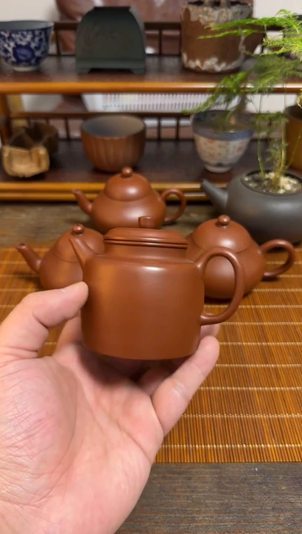 茶壶紫砂朱泥德中壶
