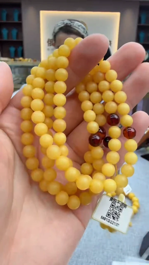 琥珀颈饰未镶嵌73秒拍号假一罚三