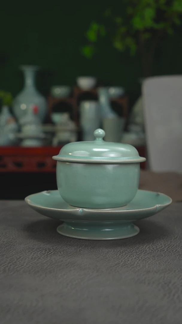 扫地僧   柴烧  -  葵口洗罗汉盏  精品-二