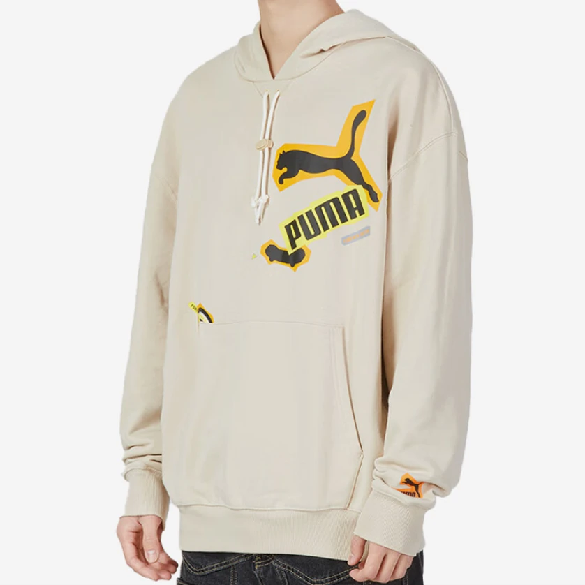 PUMA/彪马男子舒适连帽百搭运动休闲套头卫衣 539966-88