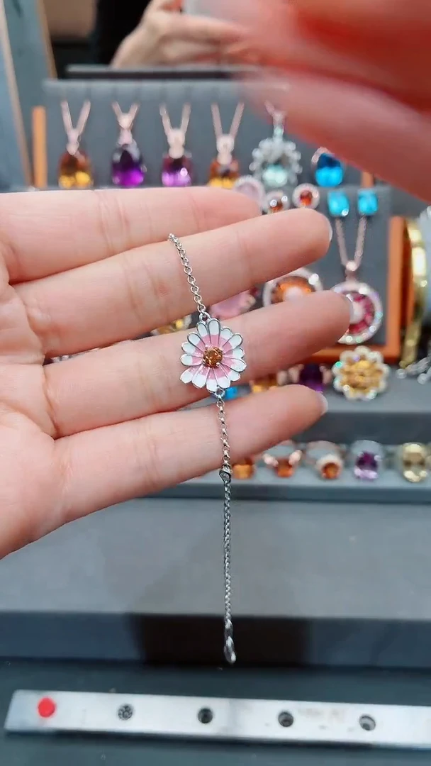 银S925镶嵌手链水晶水晶手链