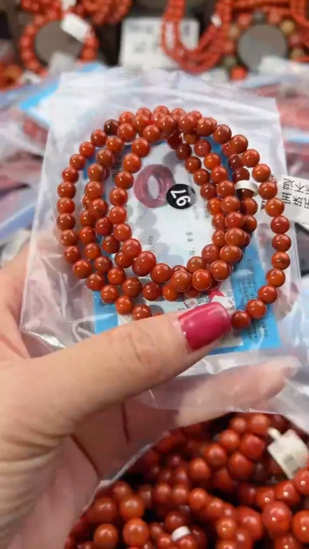 【闪购商品】南红玛瑙手串未镶嵌6+