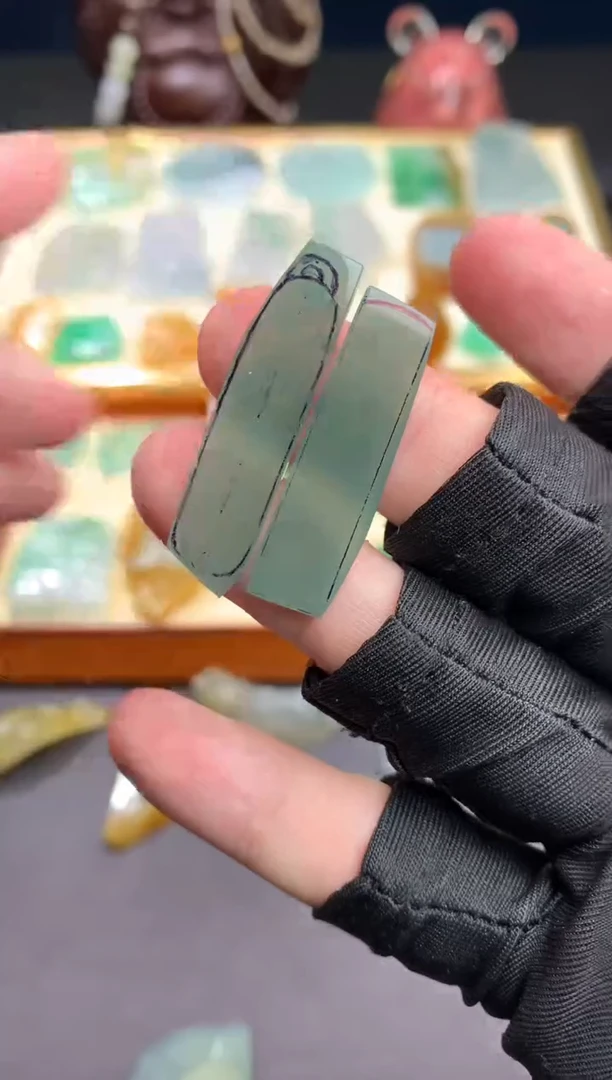 未镶嵌定制翡翠被****暖天然翡翠裸石（ 包工）