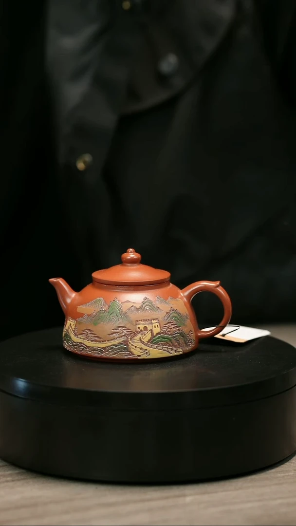 茶壶紫砂煤**罐H2239赵翠红长城笠帽
