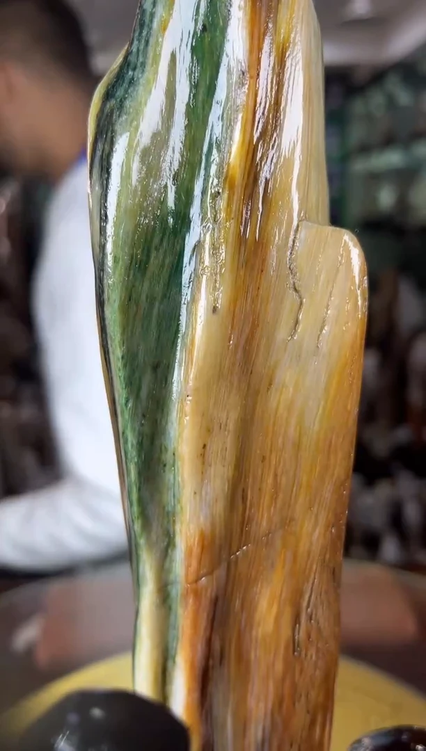 未镶嵌珠宝奇石硅化玉缅甸天然树化玉摆件