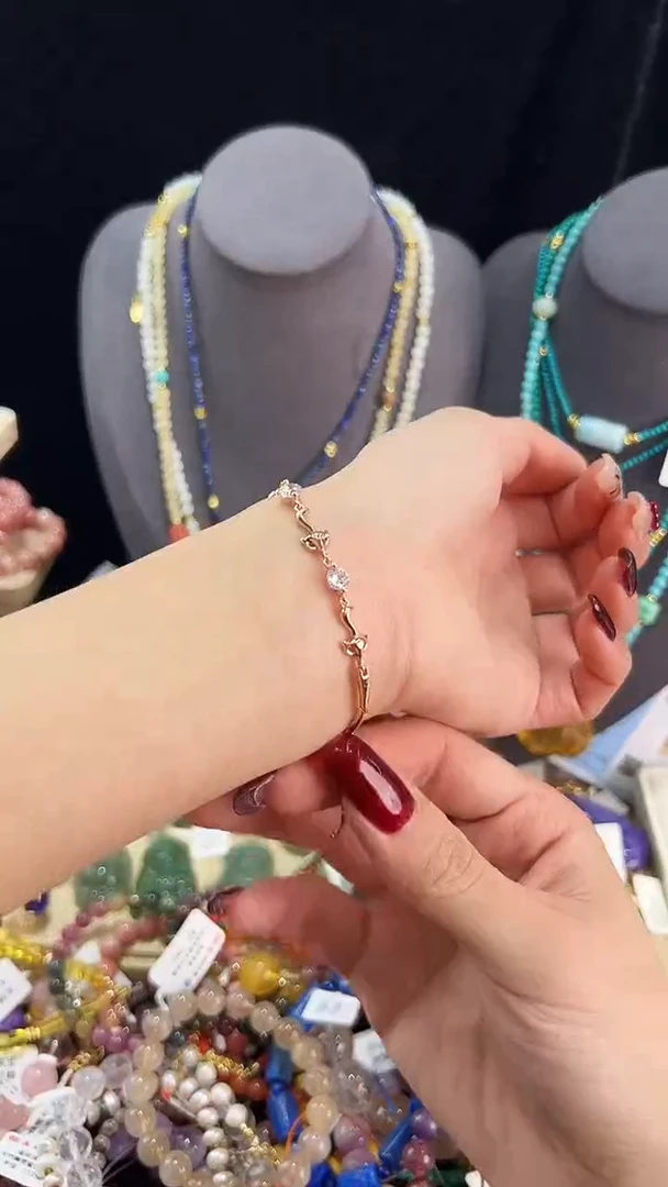 【闪购商品】玛瑙/玉髓手链银S925镶嵌手串