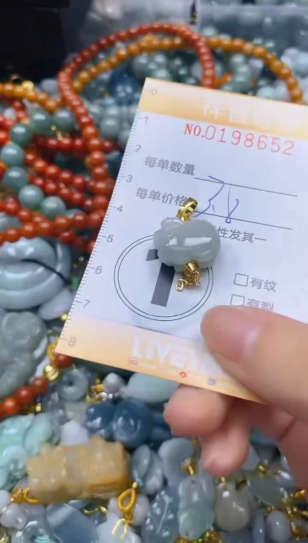 翡翠未镶嵌颈饰闪购0198652