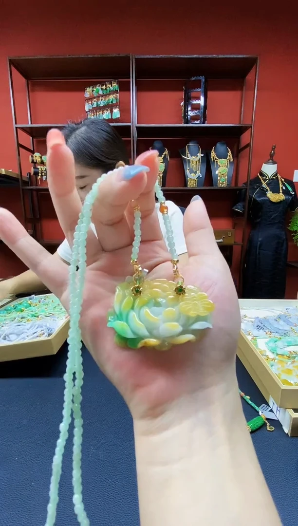 颈饰未镶嵌翡翠翡翠吊坠