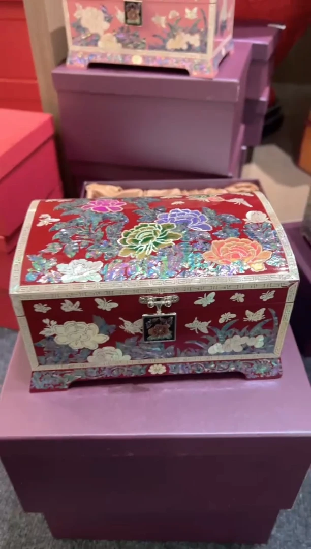 【闪购商品】微瑕不退换按扣满贝弘贝雅螺钿漆器文化馆