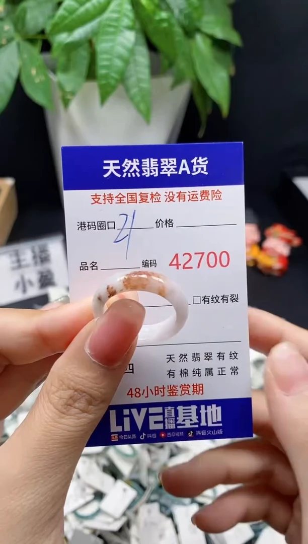 翡翠戒指未镶嵌天然翡翠戒圈2700