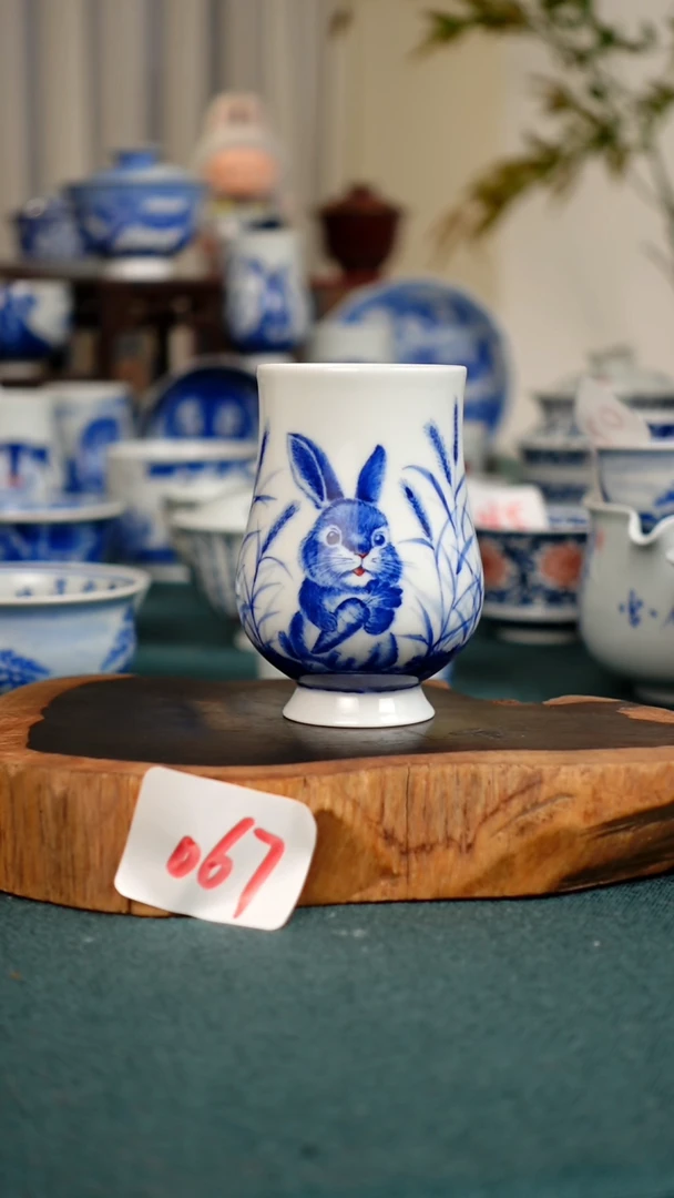 茶杯067全手工手绘茶器