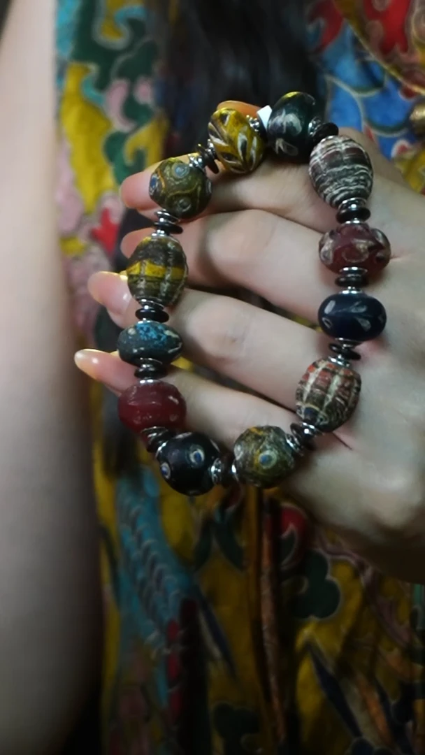 琉璃DIY复古百搭手串