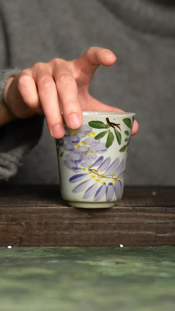 【闪购商品】杯青诗手工手绘瓷器
