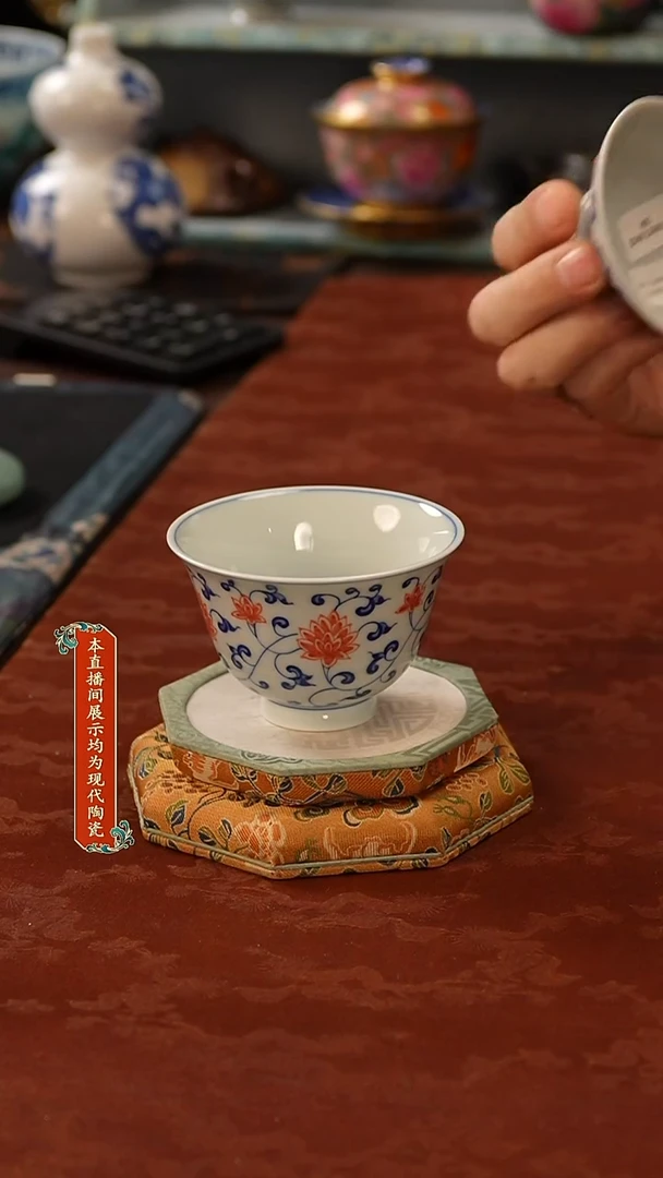 杯子景德镇纯手工手绘陶瓷