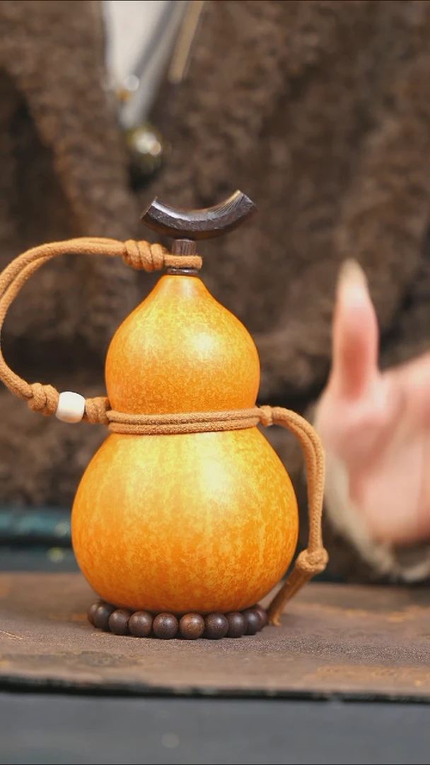 【闪购商品】XM101大漆酒葫芦不包手串及旋转底座