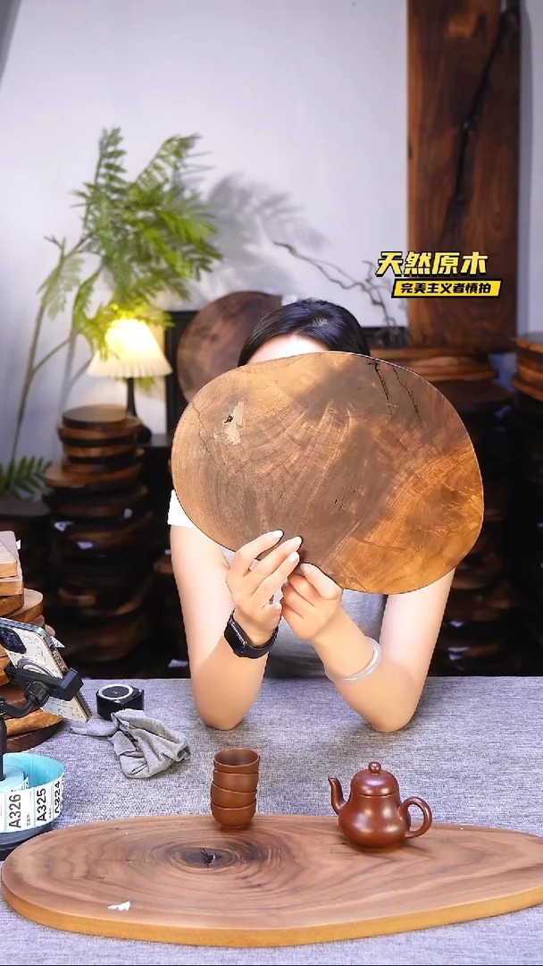 木北美黑胡桃原木.干裂疤结不属于商品质量问题完美主义者慎拍