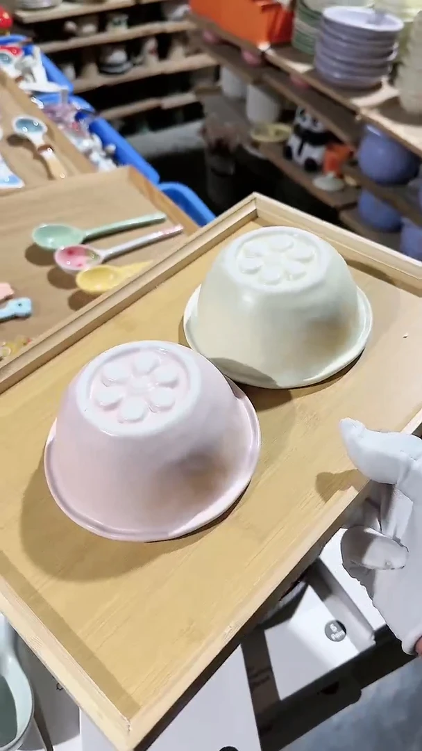 【闪购商品】瓷片2个米饭碗微瑕 凑满20元包邮
